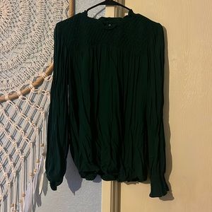 Dark Green Blouse